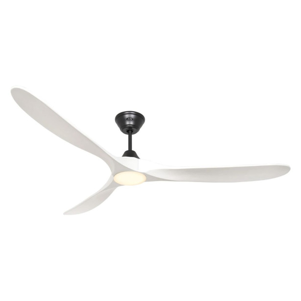 Ventilateur Plafond Eco Genuino LED 180cm Noir Blanc