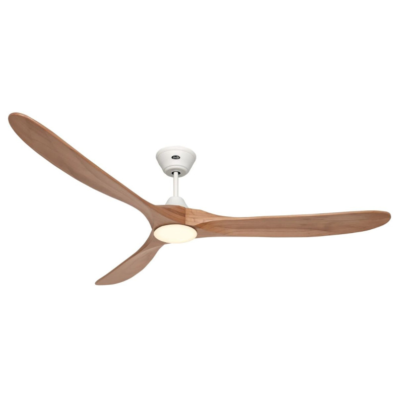 Ventilateur Plafond Eco Genuino LED 180cm Blanc Chêne