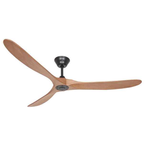 Ventilateur Plafond Eco Genuino 180cm Noir Chêne