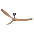 Ventilateur Plafond Eco Genuino 180cm Noir Chêne