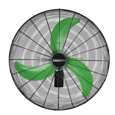 Ventilateur Mural WM-W 9 Silent power Noir vert