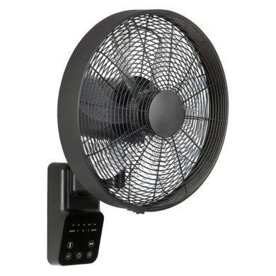 Ventilateur Mural Airos Eco Design Wall II SW noir
