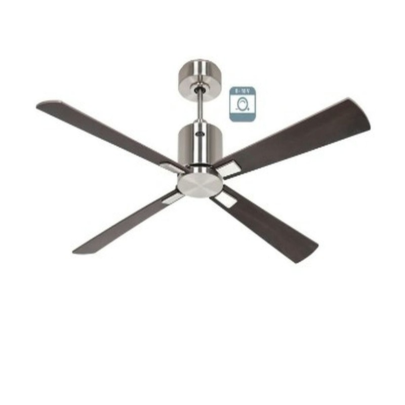 Ventilateur Plafond Eco Concept 132cm Chromé Cerisier Noyer 0-10 Volts