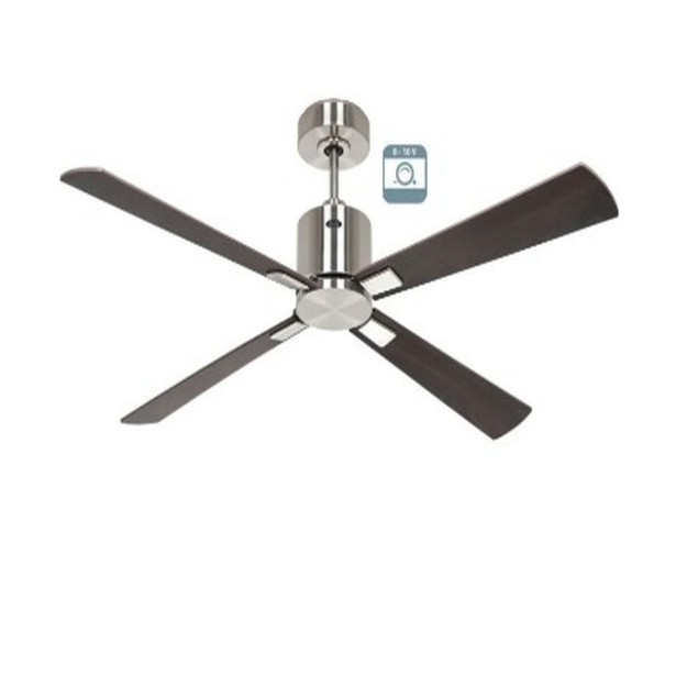 Ventilateur Plafond Eco Concept 132cm Chromé Cerisier Noyer 0-10 Volts