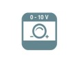 Ventilateur Plafond Eco Concept 132cm Chromé Cerisier Noyer 0-10 Volts