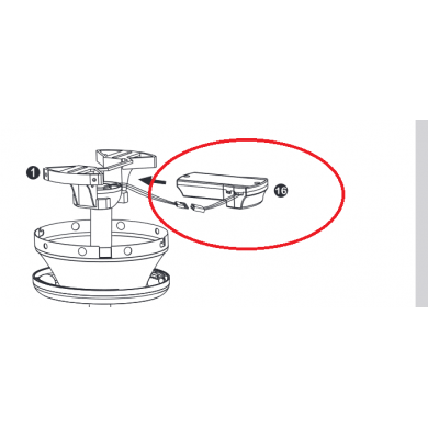 Pièce détâchée Récepteur pour ECO TALOS
