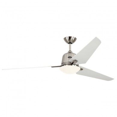 Ventilateur Plafond Eco Aviatos 162cm Chromé Blanc