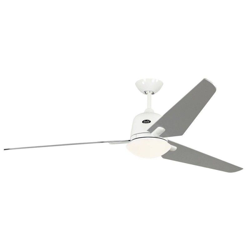 Ventilateur Plafond Eco Aviatos 162cm Blanc Argenté