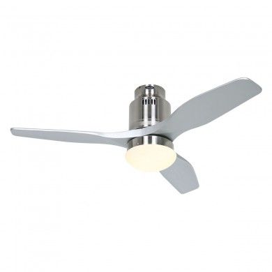 Ventilateur Plafond Aerodynamix Eco 112cm Chrome Gris argent