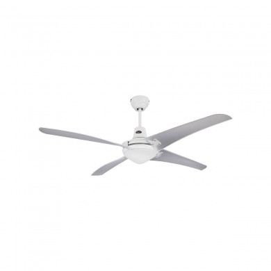 Ventilateur Plafond Mirage 142cm Blanc Transparent