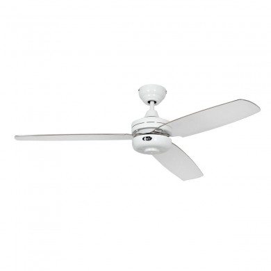 Ventilateur Plafond Night Flight 132cm Blanc Acrylique clair