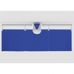 Ventilateur Plafond Sensu Punkah 182cm Bleu et Blanc Bleu