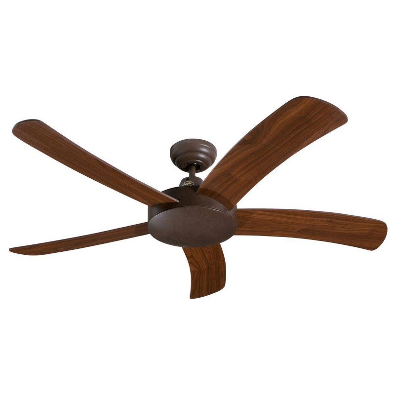 Ventilateur Plafond Falcetto 132cm Marron Noyer