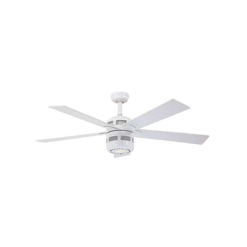 Ventilateur Plafond Alu 132cm Blanc