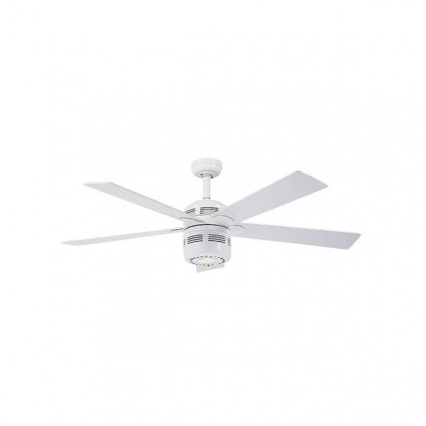 Ventilateur Plafond Alu 132cm Blanc