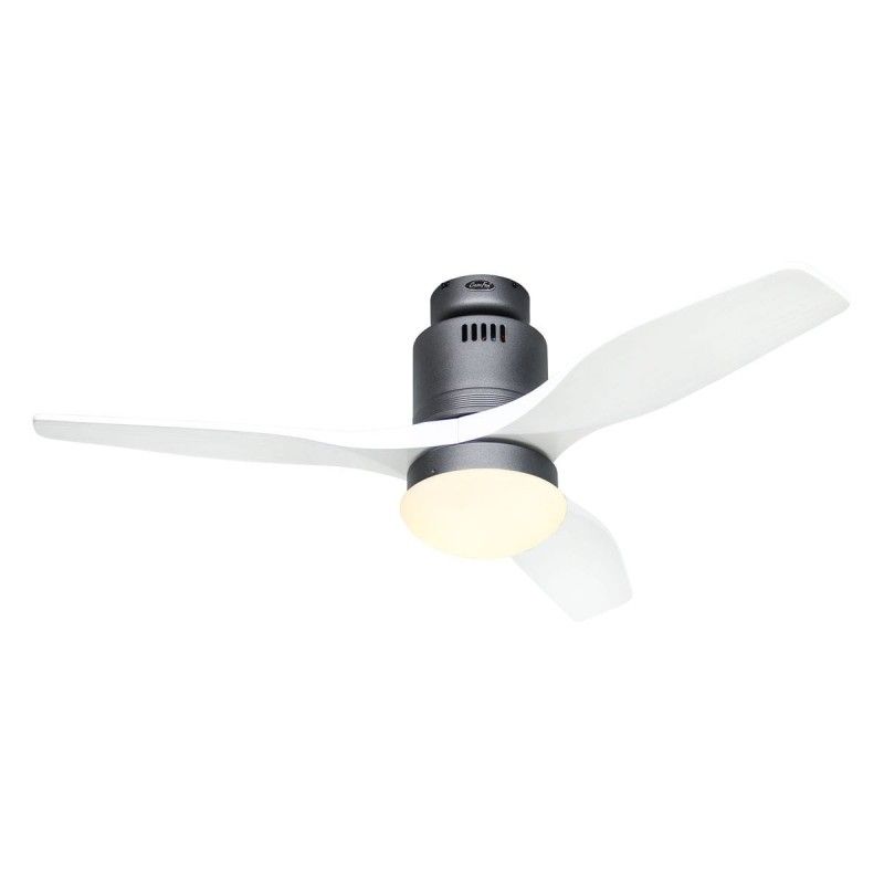 Ventilateur Plafond Aerodynamix Eco 112cm Gris Basalte Blanc