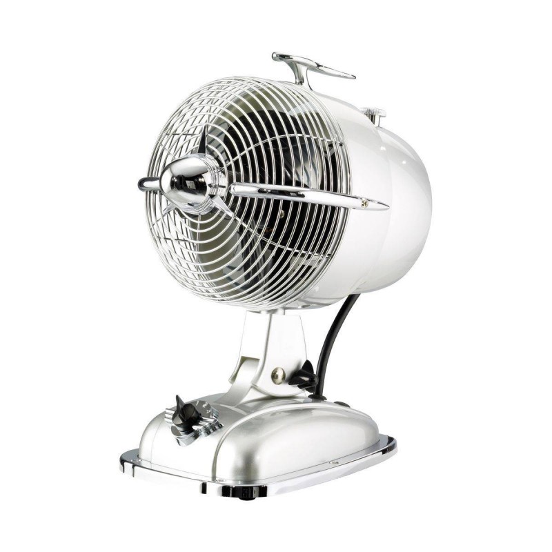 Ventilateur de table RetroJet Argent Chromé