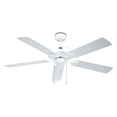 Ventilateur Plafond Outdoor Classic 132cm Blanc Frêne-Blanc