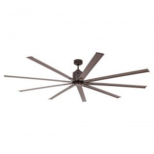 Ventilateur plafond à axe central avec plusieurs pales, cruciforme, sans contexte. (meilleur destratificateur plafond silencieux)