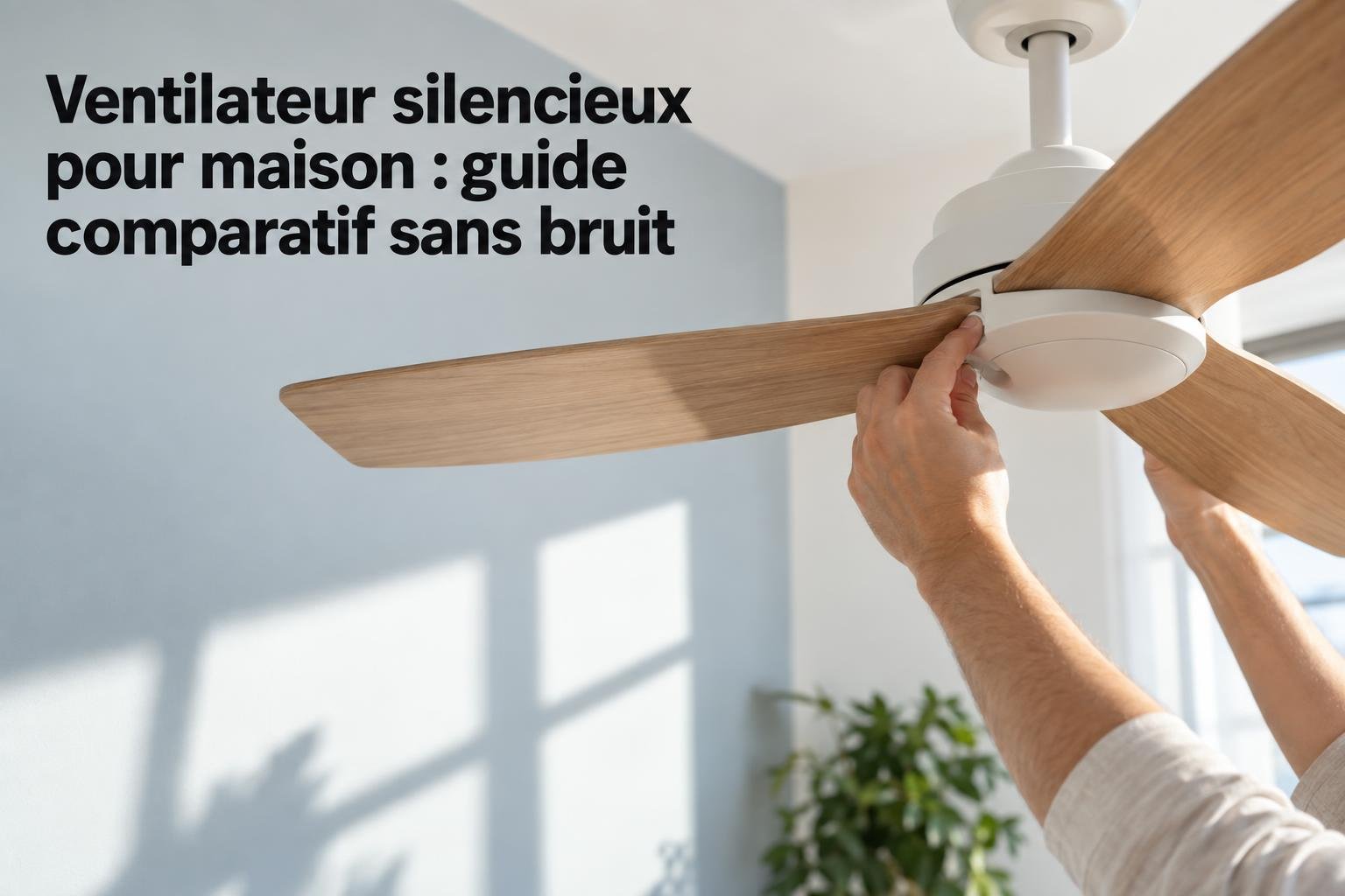 Ventilateur silencieux pour maison : comparaison de performance et d’installation, mise en avant d’une ventilation silencieuse maison sans bruit.