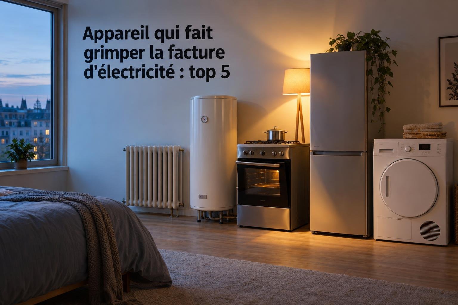 Appareil qui fait grimper la facture d'électricité : top 5