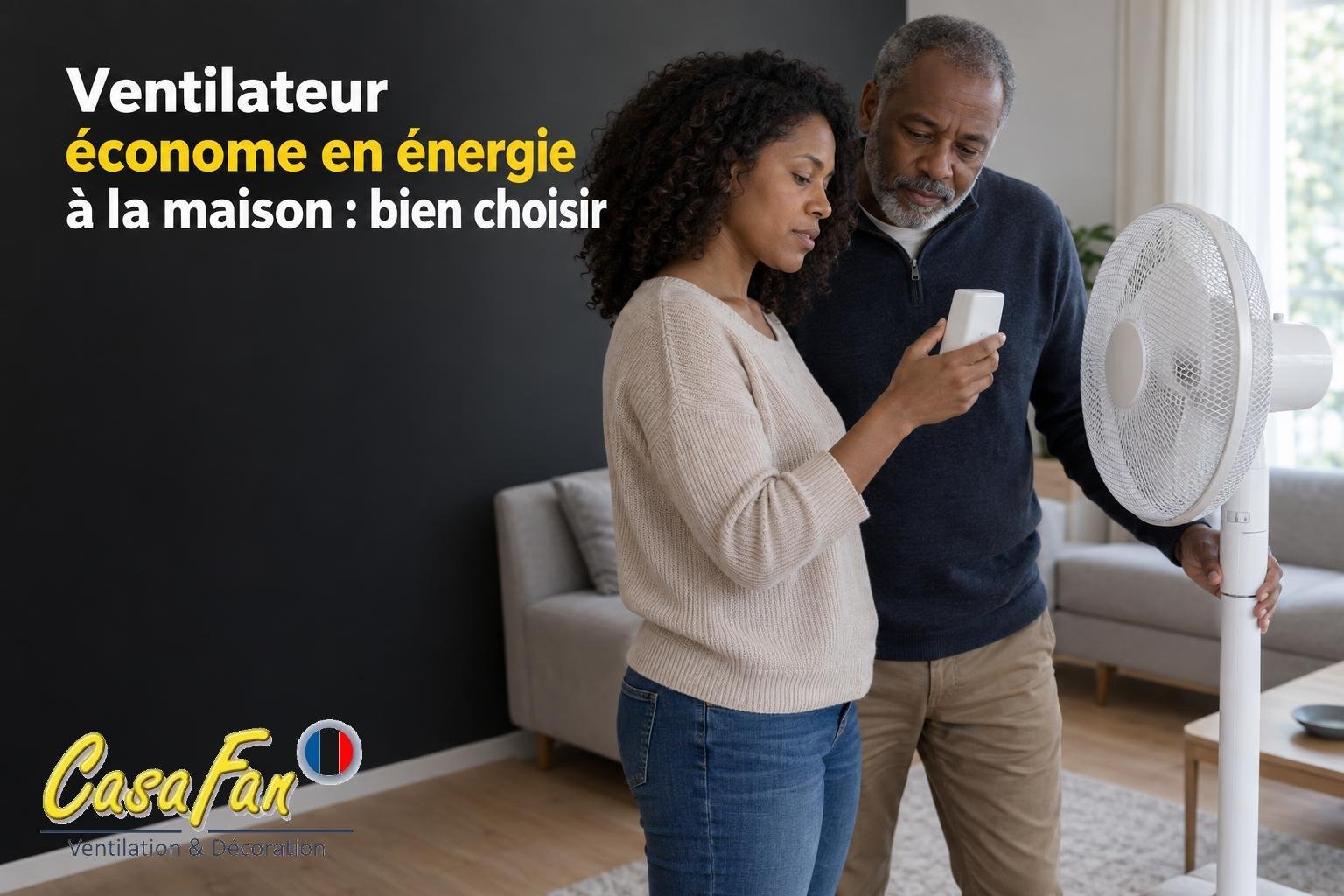 Ventilateur économe en énergie à la maison : bien choisir