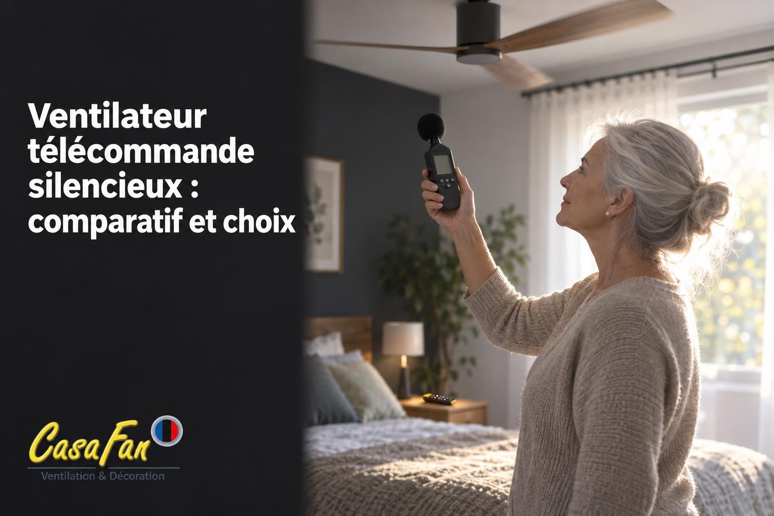 Ventilateur télécommande silencieux : comparatif et choix