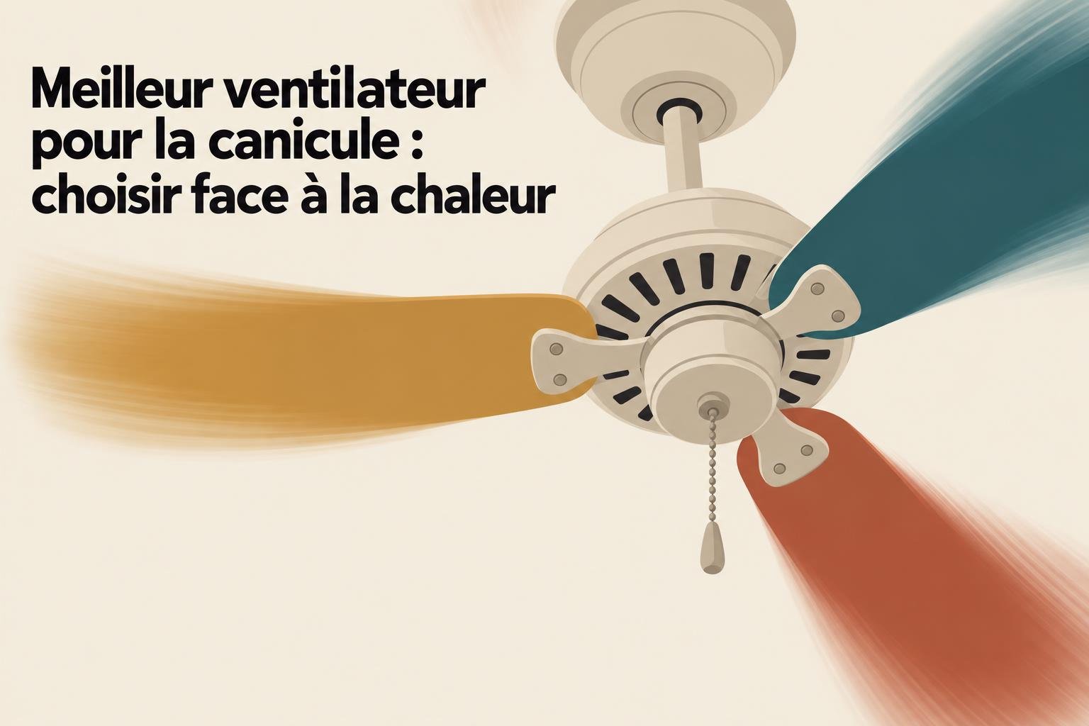 Meilleur ventilateur pour la canicule : choisir face à la chaleur