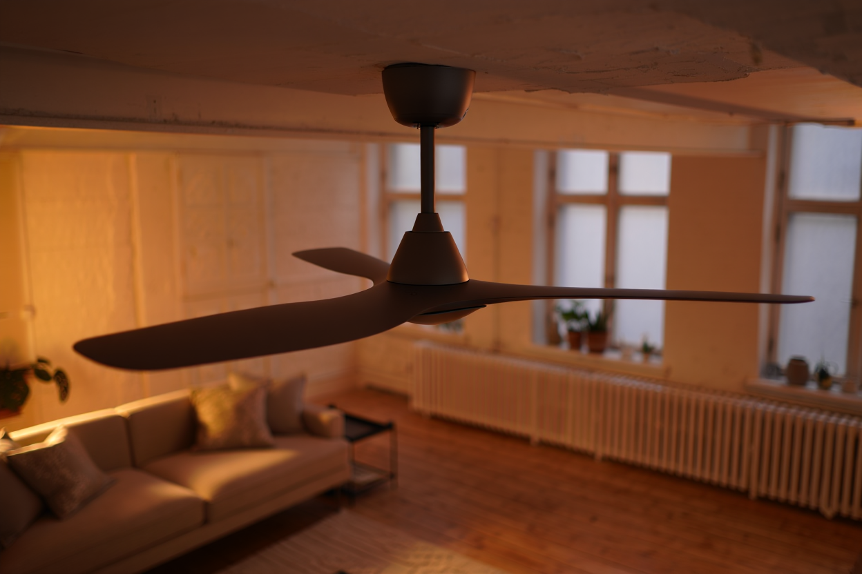 Mode hiver : les avantages du ventilateur de plafond