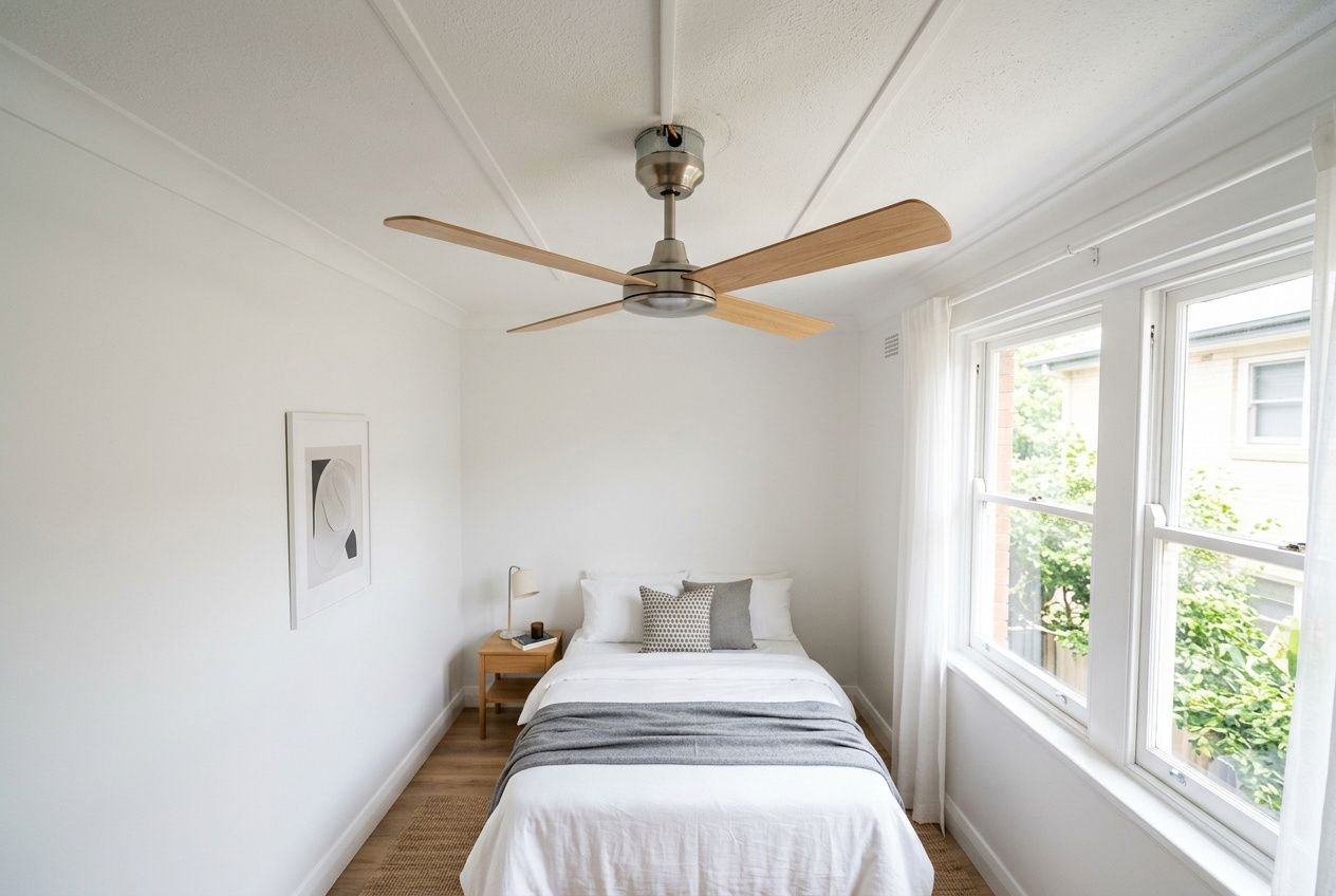 Ventilateur plafond pour petites pièces : taille et critères essentiels
